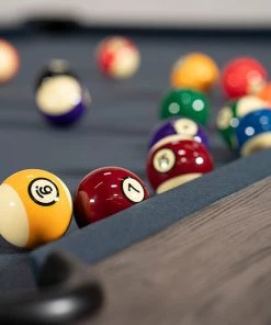 Iron Smyth Bruiser 8’ Slate Pool Table In Charcoal BILLIARDS