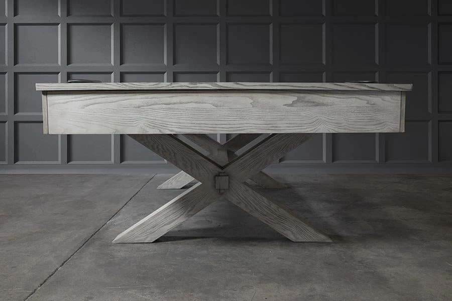 Iron Smyth Crossbones 8’ Slate Pool Table In Whitewash 5 Iron Smyth Crossbones 8’ Slate Pool Table In Whitewash