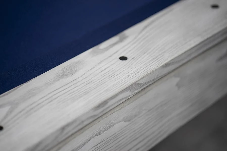 Iron Smyth Crossbones 8’ Slate Pool Table In Whitewash 6 Iron Smyth Crossbones 8’ Slate Pool Table In Whitewash