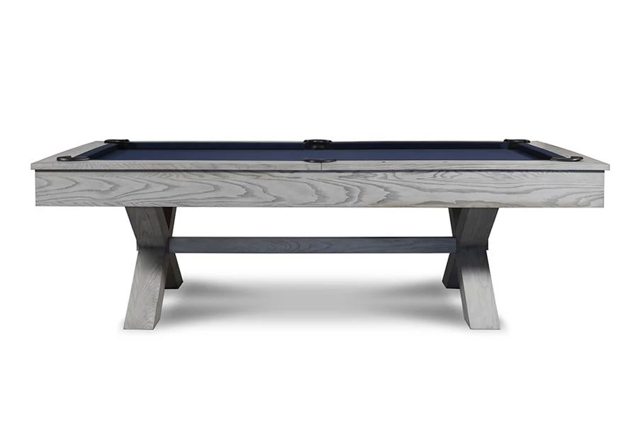 Iron Smyth Crossbones 8’ Slate Pool Table In Whitewash 10 Iron Smyth Crossbones 8’ Slate Pool Table In Whitewash