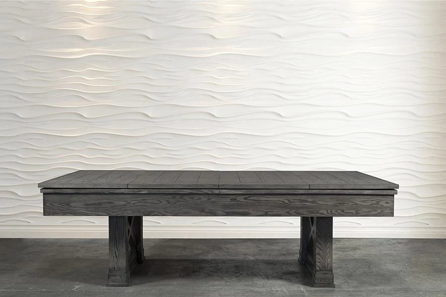 Iron Smyth Crossbones 8’ Slate Pool Table In Whitewash 12 Iron Smyth Crossbones 8’ Slate Pool Table In Whitewash