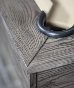 BILLIARDS Iron Smyth Farmhouse 8’ Slate Pool Table In Charcoal