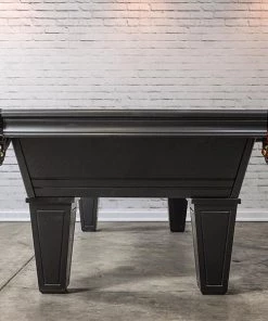 Iron Smyth Hunchback 8’ Slate Pool Table In Black