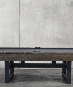 Iron Smyth Ironhorse 8’ Slate Pool Table In Brown Wash BILLIARDS