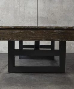 Iron Smyth Ironhorse 8’ Slate Pool Table In Brown Wash BILLIARDS