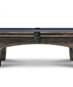 BILLIARDS Iron Smyth Don 8' Slate Pool Table In Brown Wash 19 BILLIARDS Iron Smyth Don 8' Slate Pool Table In Brown Wash