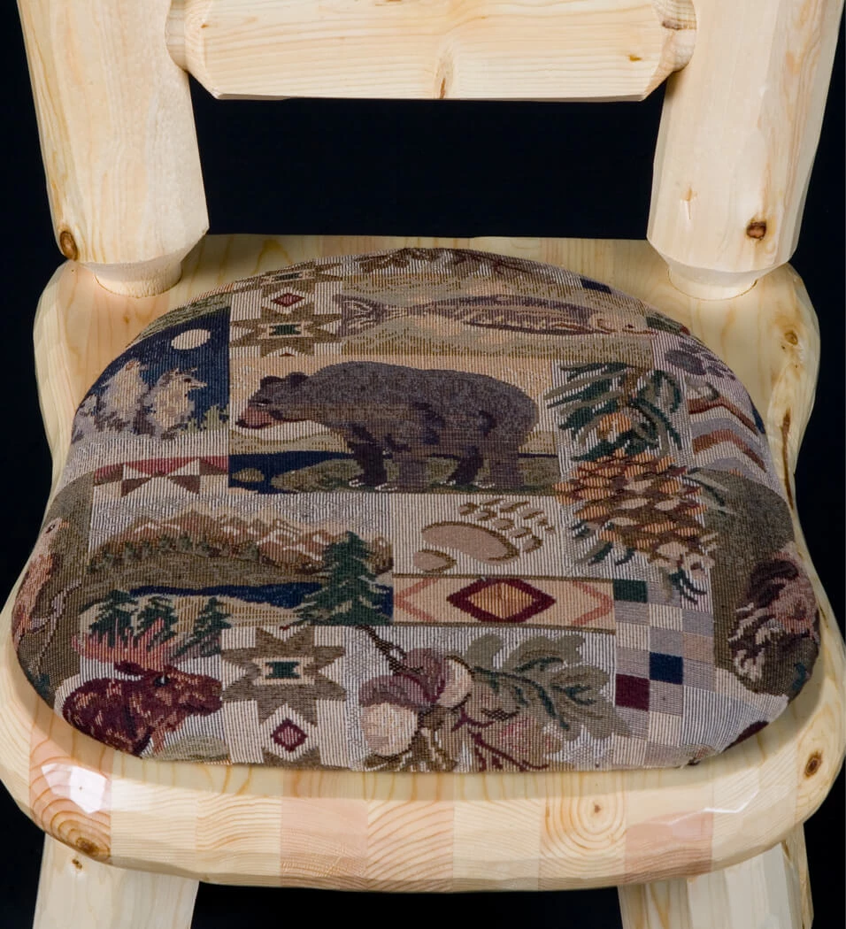 Viking Industries Northwoods Upholstered Dining Chair Cushion Seat 13 Viking Industries Northwoods Upholstered Dining Chair Cushion Seat