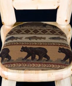 Viking Industries Northwoods Upholstered Dining Chair Cushion Seat 23 Viking Industries Northwoods Upholstered Dining Chair Cushion Seat