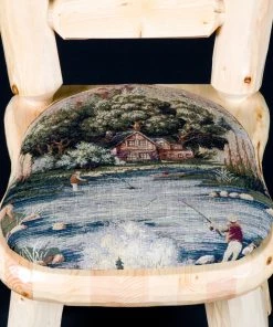 Viking Industries Northwoods Upholstered Dining Chair Cushion Seat 19 Viking Industries Northwoods Upholstered Dining Chair Cushion Seat