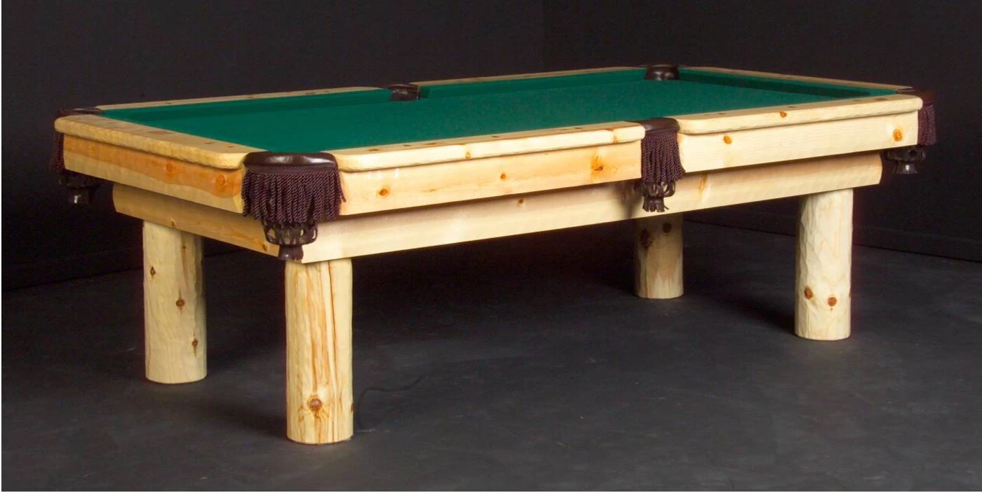 Viking Industries BILLIARDS Viking Log 7' Norway Pool Table 4 Viking Industries BILLIARDS Viking Log 7' Norway Pool Table