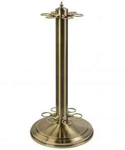 RAM Game Room Pool Cue Holder Cue Holder- Antique Brass 24" BILLIARDS