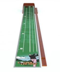 Perfect Practice Putting Mat™ - Golden Tee Edition - 9 Ft 6 In
