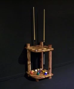 Viking Industries CUE RACKS Red Cedar Corner Cue Rack