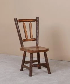 Viking Industries Sawtooth Hickory Dining Chair Saddle Seat