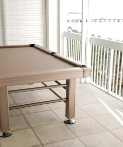 Free Bonuses Included - Imperial 8 Ft Outdoor Non-Slate Champagne Pool Table 20 Free Bonuses Included - Imperial 8 Ft Outdoor Non-Slate Champagne Pool Table