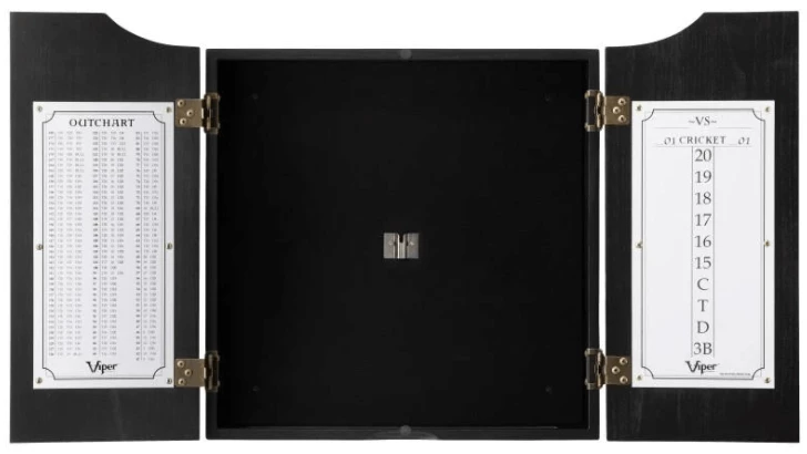 DARTBOARD CABINETS Viper Hudson Dartboard Cabinet - Black 4 DARTBOARD CABINETS Viper Hudson Dartboard Cabinet - Black