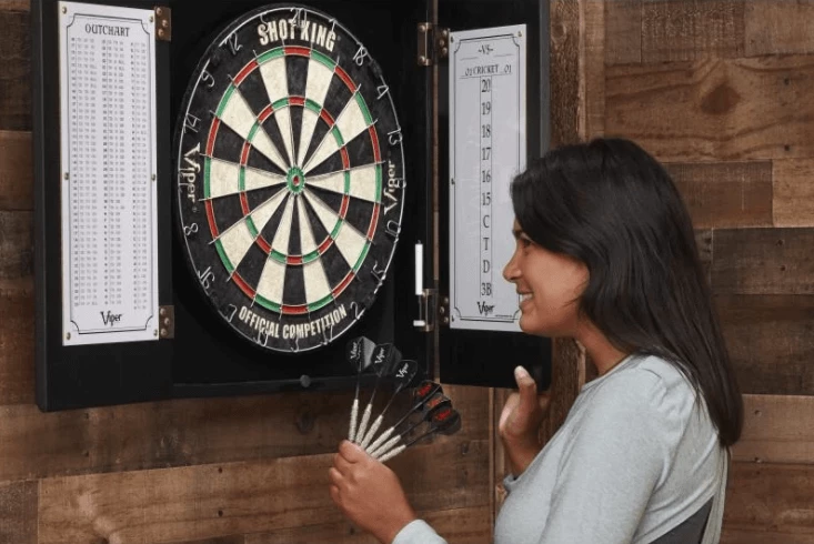 DARTBOARD CABINETS Viper Hudson Dartboard Cabinet - Black 11 DARTBOARD CABINETS Viper Hudson Dartboard Cabinet - Black