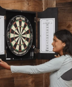 DARTBOARD CABINETS Viper Hudson Dartboard Cabinet - Black 18 DARTBOARD CABINETS Viper Hudson Dartboard Cabinet - Black