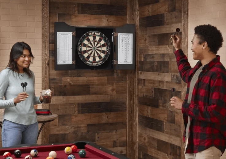 DARTBOARD CABINETS Viper Hudson Dartboard Cabinet - Black 8 DARTBOARD CABINETS Viper Hudson Dartboard Cabinet - Black