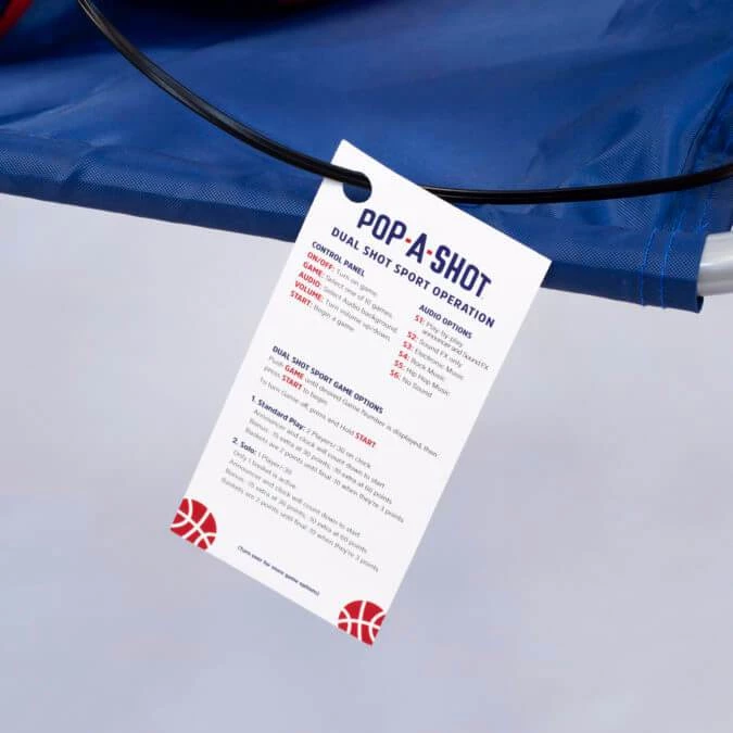 BASKETBALL Pop-A-Shot Sports Series - Dual Shot Sport 10 BASKETBALL Pop-A-Shot Sports Series - Dual Shot Sport