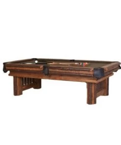 Viking Industries BILLIARDS Sawtooth Hickory Pool Table