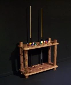 Viking Industries CUE RACKS Red Cedar Floor Cue Rack