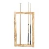 Viking Industries CUE RACKS Log Klondike Wall Framed Cue Rack