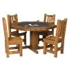 Viking Industries POKER TABLES Viking Log Barnwood Poker Table