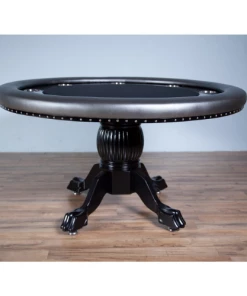 BBO Poker Tables - The Nighthawk Poker Table With Black Chip Holder