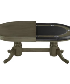 RAM Game Room 84" Texas Hold'em Game Poker Table With Dining Top - Slate POKER TABLES