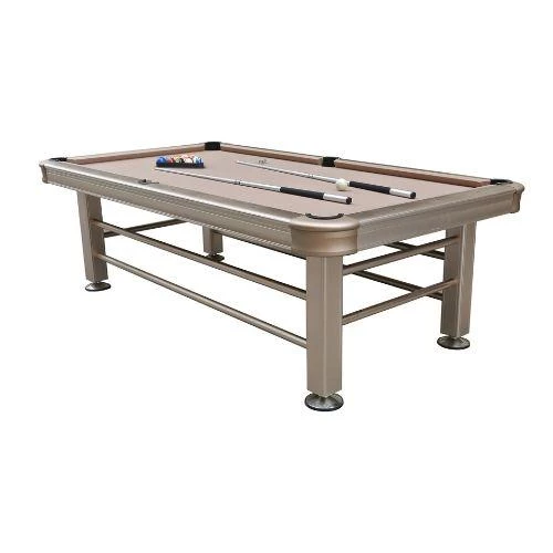 Free Bonuses Included - Imperial 8 Ft Outdoor Non-Slate Champagne Pool Table 3 Free Bonuses Included - Imperial 8 Ft Outdoor Non-Slate Champagne Pool Table