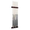 Viper Traditional Mahogany 8 Cue Wall Cue Rack