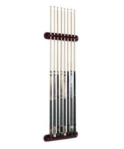 Viper Traditional Mahogany 8 Cue Wall Cue Rack