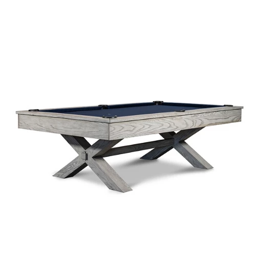 Iron Smyth Crossbones 8’ Slate Pool Table In Whitewash 3 Iron Smyth Crossbones 8’ Slate Pool Table In Whitewash