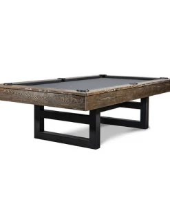 Iron Smyth Ironhorse 8’ Slate Pool Table In Brown Wash BILLIARDS
