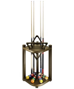 Imperial Double Thick Corner Cue Rack - Cappuccino CUE RACKS