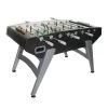 Garlando G-5000 59" Wenge Foosball Table - Black And Silver