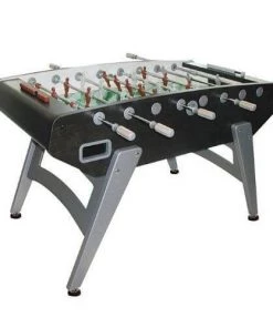 Garlando G-5000 59" Wenge Foosball Table - Black And Silver