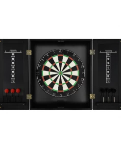 DARTBOARD CABINETS Imperial 18 Inch Bristle Dartboard Cabinet - Black