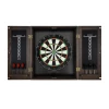 Imperial 18 Inch Bristle Dartboard Cabinet - Weathered Dark Chestnut