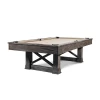 BILLIARDS Iron Smyth Farmhouse 8’ Slate Pool Table In Charcoal 2 BILLIARDS Iron Smyth Farmhouse 8’ Slate Pool Table In Charcoal