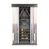 Imperial Reno Deluxe Wall Rack - Silver Mist CUE RACKS