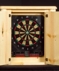 Viking Industries Log Dartboard Cabinet DARTBOARD CABINETS