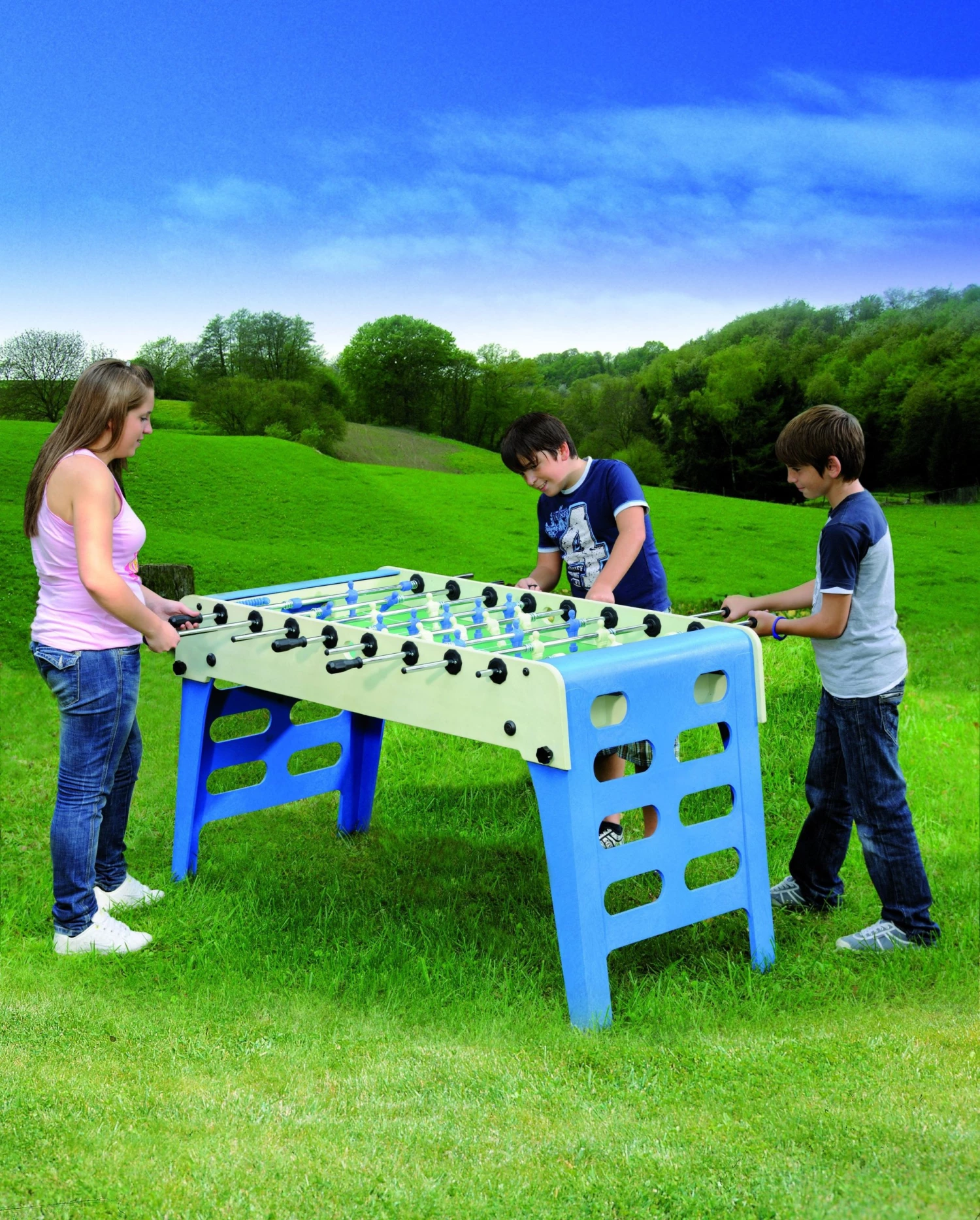 Garlando Open Air Folding Leg Outdoor Foosball Table 6 Garlando Open Air Folding Leg Outdoor Foosball Table