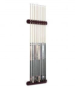 Viper Traditional Mahogany 8 Cue Wall Cue Rack