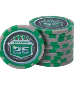 CASINO ACCESSSORIES Fat Cat Bling 13.5 Grams 500 Ct Poker Chip Set 17 CASINO ACCESSSORIES Fat Cat Bling 13.5 Grams 500 Ct Poker Chip Set