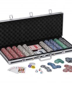 CASINO ACCESSSORIES Fat Cat Bling 13.5 Grams 500 Ct Poker Chip Set